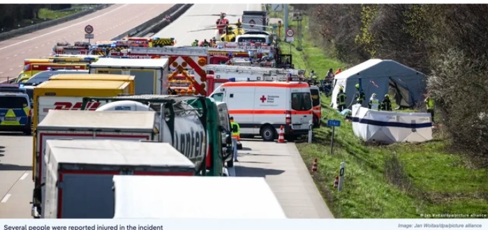 Ít nhất 5 người tử vong sau tai nạn nghiêm trọng tại Đức - Ảnh 1